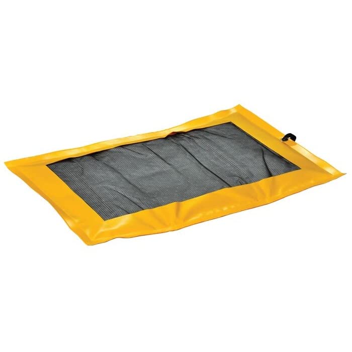 12 Gallon Spill Capacity, 4'x5', Drip and Oil Absorbent Pads with Grommets, SpillNEST™ - T8363