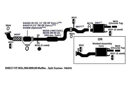 Exhaust AP Products Muffler 3501