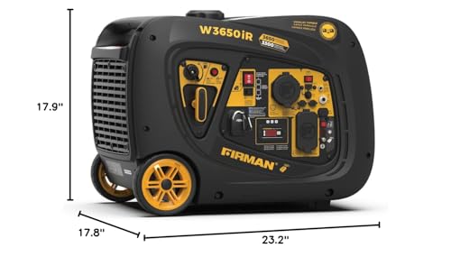 Gas Generator Firman W03383 Remote Start - 3650/3300W