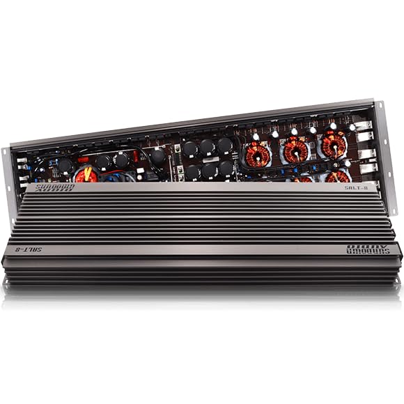 Amplifier Salt-8 - 8000W x 1 @ 1? - Extreme Power Mono Block - Ultimate Subwoofer Amp