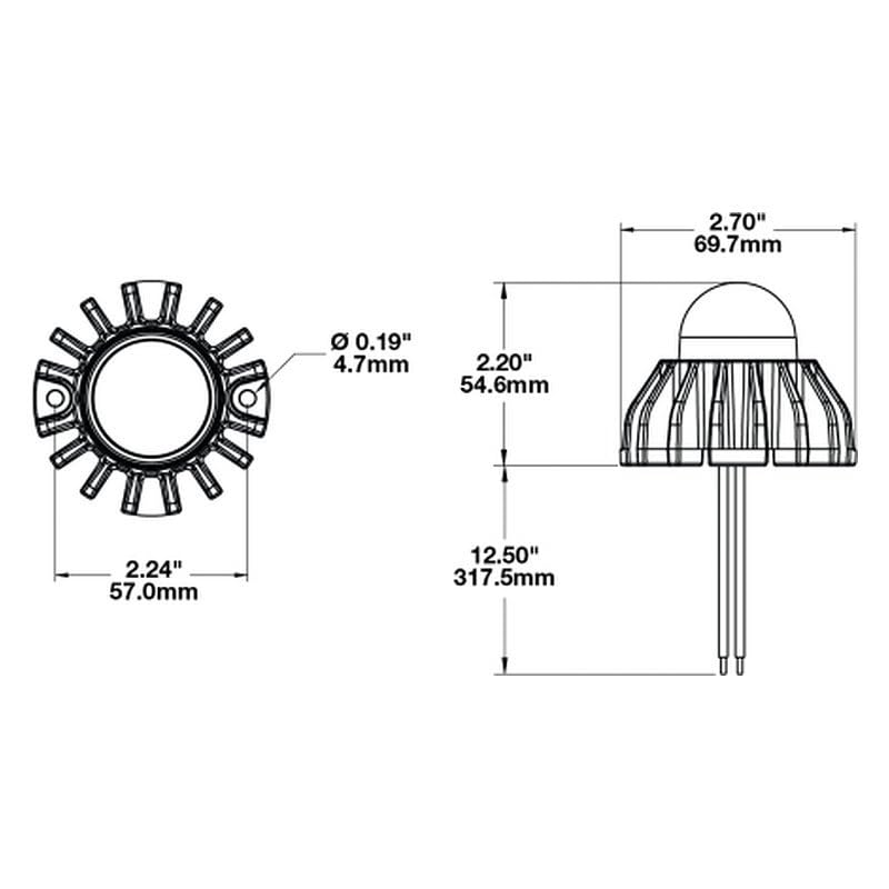 12/24V LED Engine Lamp