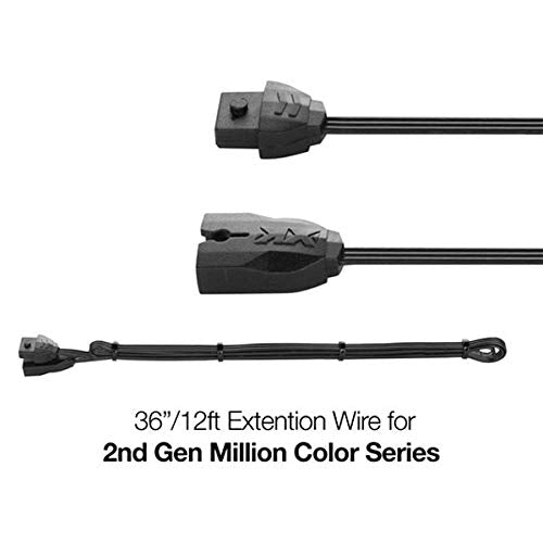 XKGLOW 12ft XK-3P-WIRE-12FT Extension Wire for Million Color Series 2nd Gen