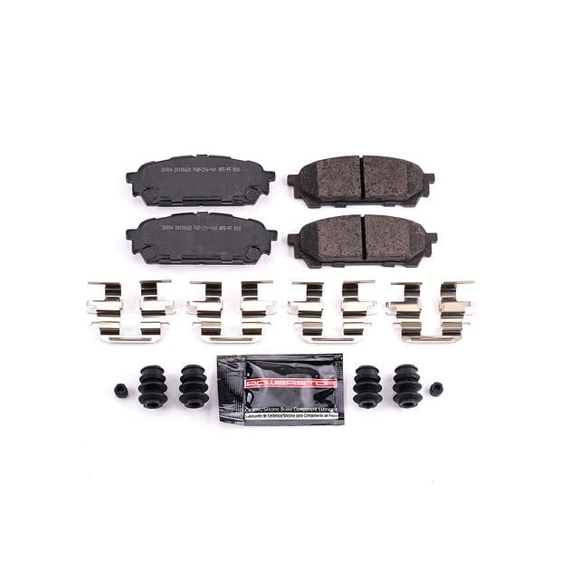 Power Stop Z23-1004 Z23 Evolution Sport Carbon Fiber Infused Ceramic Brake Pads with Hardware Rear
