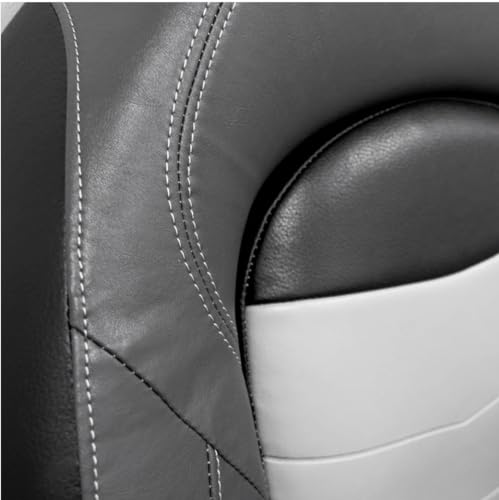 3303-860 Wise Pro-Angler Series Bass Bucket Seat 2-Piece Set Charcoal/Black/Marble Grey