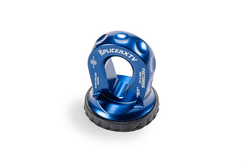 Factor 55 XTV Splicer Synthetic Rope Shackle Mouting Thimble, Blue Fits Pin/Bow End of 1/2 and 5/8" Shackles