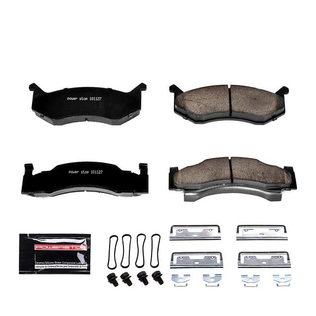 Power Stop Z23-269 Z23 Evolution Sport Carbon Fiber Infused Ceramic Brake Pads with Hardware Front