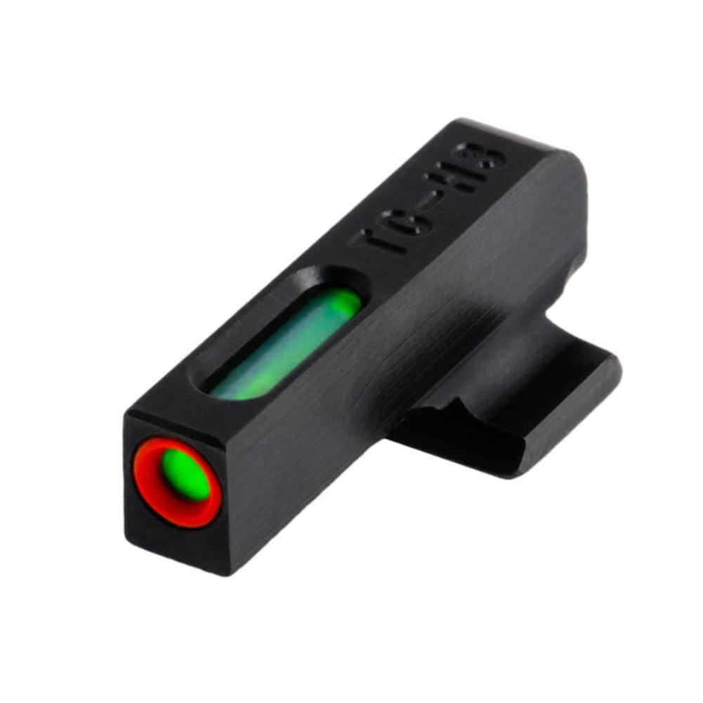 TRUGLO TFX PRO Handgun Sight - Durable, Compact Snag-Free Glowing Tritium & Fiber-Optic Xtreme Night Sight with High Contrast Orange Front Ring, Compatible with FN FNX9 Handguns