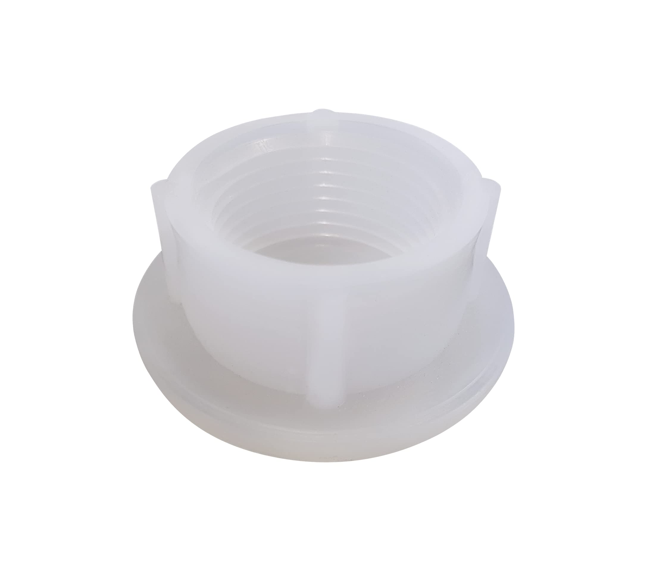 12509 ICON Spin Fitting, Raised, 1" FPT, White