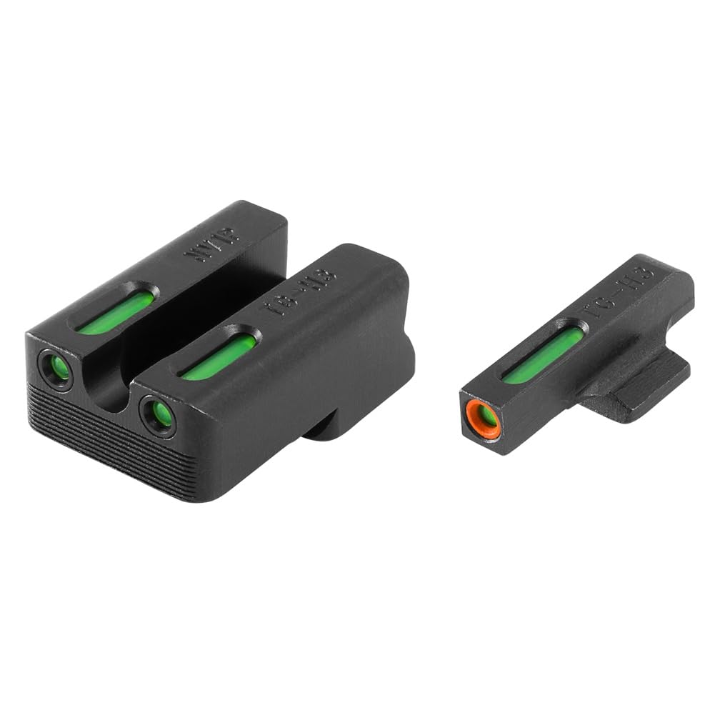 Truglo TFX Pro Sight Set Handgun - Fits Novak LoMount Cut .270/.450 , Black