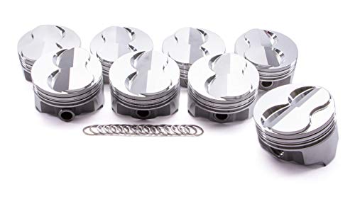 Chevy 350 Icon IC727.040 Forged Pistons.163 Dome, 5.7 Rod