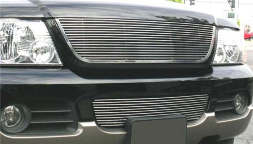 Horizontal T-Rex 20656 Aluminum Polished Finish Replacement Billet Grille for Ford Explorer