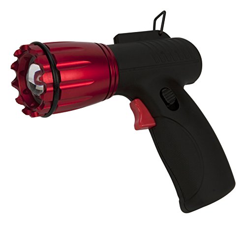 FirePoint LED Tactical Pistol Grip Spotlight Flashlight Performance Tool W2439 Candy Apple Red (230 Lumens)