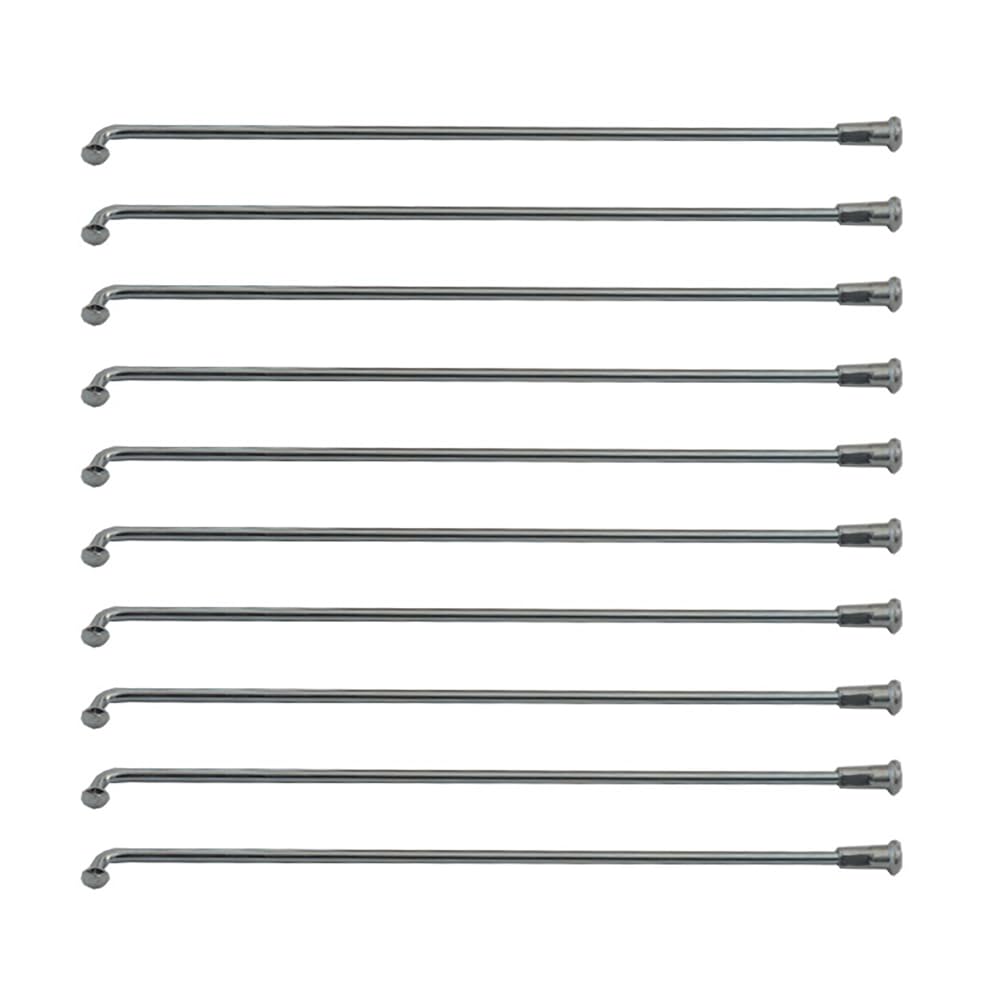 Electric Bicycle KTKEET Spokes 12G 20/40PCS 2.5 mm Diameter Silver Carbon Steel 50-306MM Bike Wheel Spokes with Nipple for E-Bike Motorcycle Tricycle (80mm,20pcs)