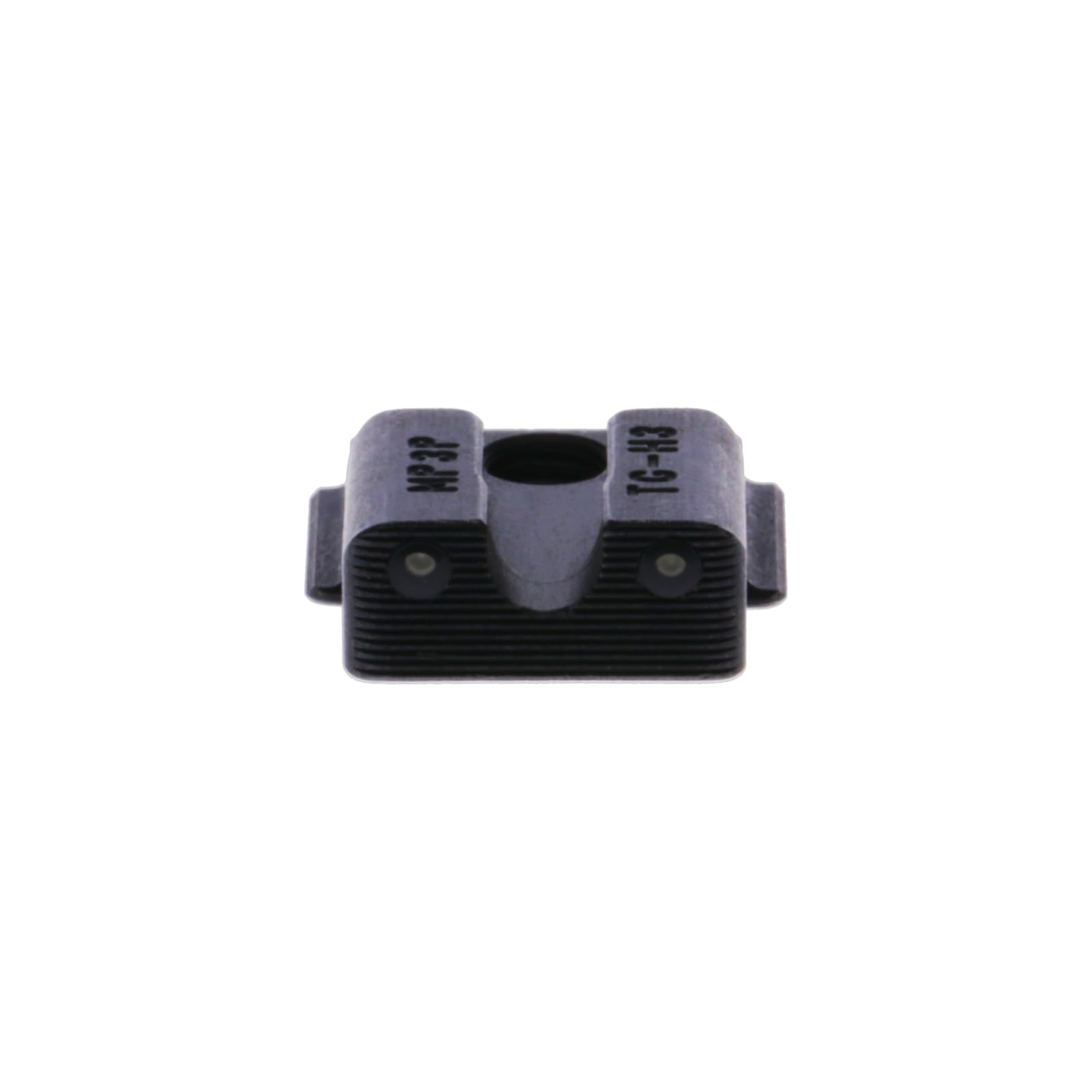 TRUGLO Tritium Pro Night Sights, Compatible with 380 Shield EZ Smith & Wesson M&P | Glow-in-The-Dark Front & Rear Gun Sight Set with Orange Focus Lock Front Ring