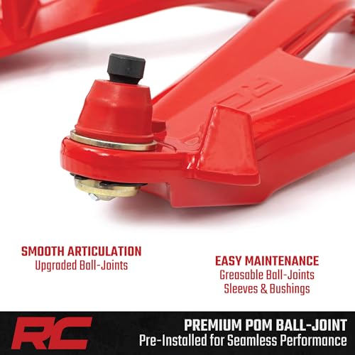 2" High Clearance A-Arms Rough Country for Can-Am Defender HD8/HD9/HD10-97041RED