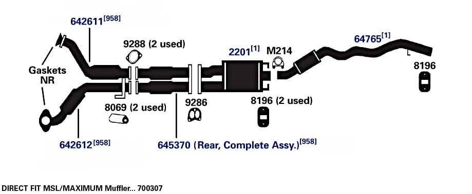 Catalytic Converter AP Exhaust Products Gasket 9286
