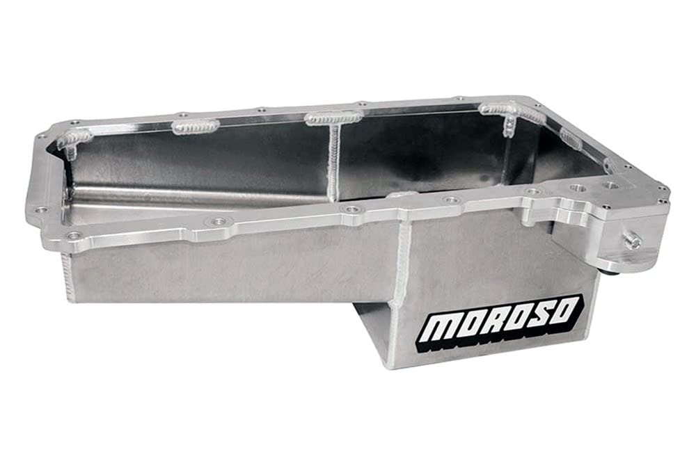 Moroso Aluminum Drag Race Oil Pan 21153, Fits GM LS 4.8/5.3/6.0/6.2 Engines, COPO Camaro 2016-Up