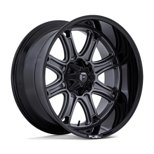 1PC Fuel D853 24X12 BLANK M-GNMTL BLK-LP -44MM (108-155) - FC853AB24120044N