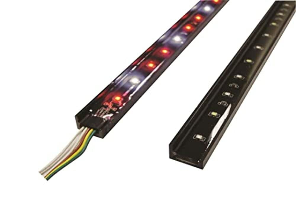 60" Rampage Products LED Tailgate Light Bar | Black, Superbrite 6 Function, Brake, Left/Right Turn Signals, Flasher/Running Lights, Reverse/Backup Lights | 960136 | Universal Fit