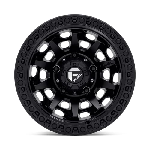 1PC Fuel D694 15X8 5X5.5 MT-BLK -12MM - D69415808540E