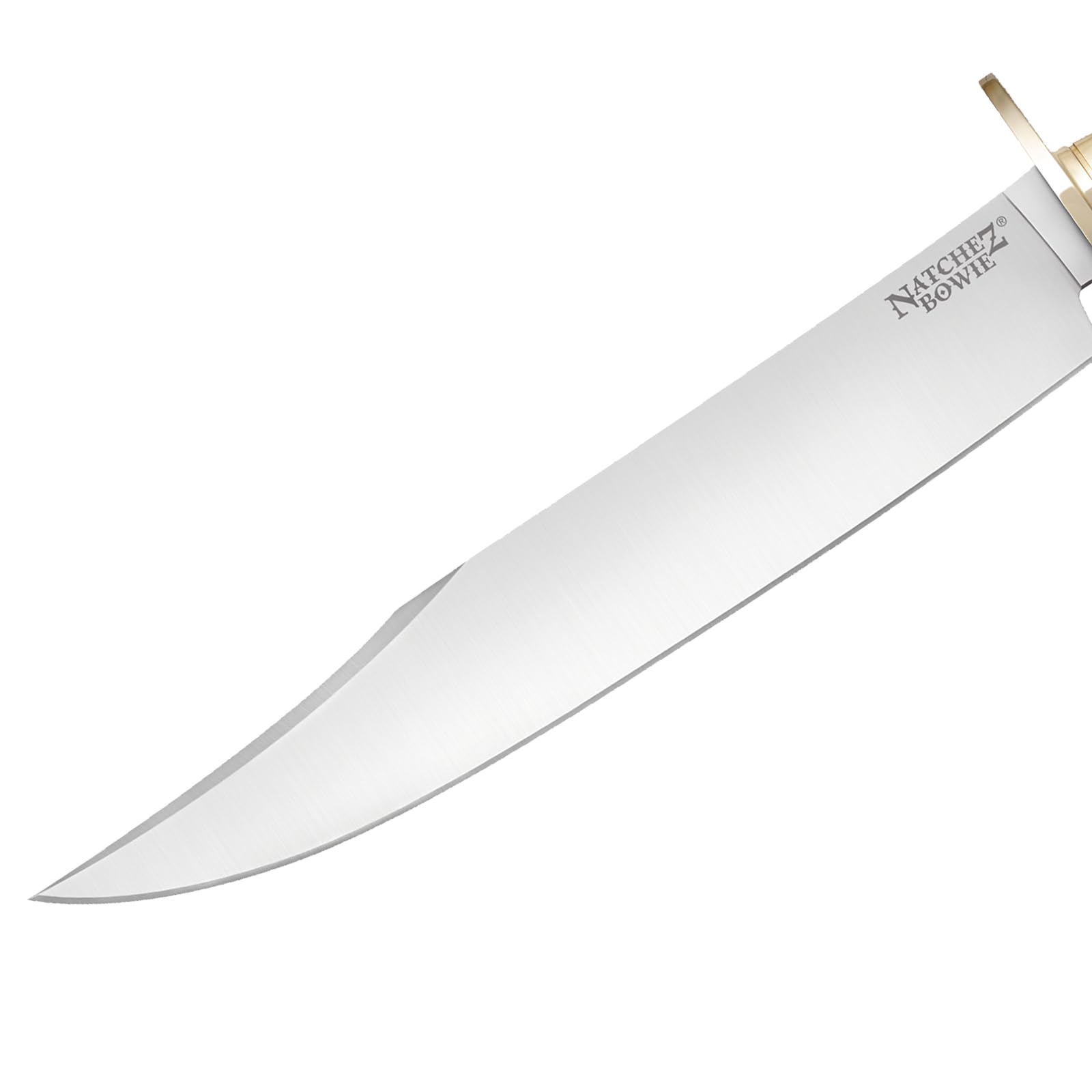 Cold Steel Bowie Natchez 11.5" 4034SS Steel Razor-Sharp Clip Point Blade 5.25" Micarta Handle Fixed Blade Hunting Knife w/Sheath