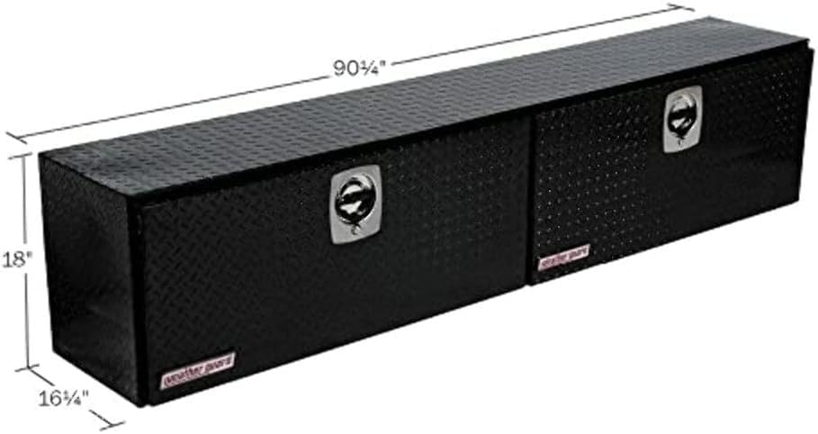 Black WEATHER GUARD Aluminum Hi Super Side Truck Box 391502