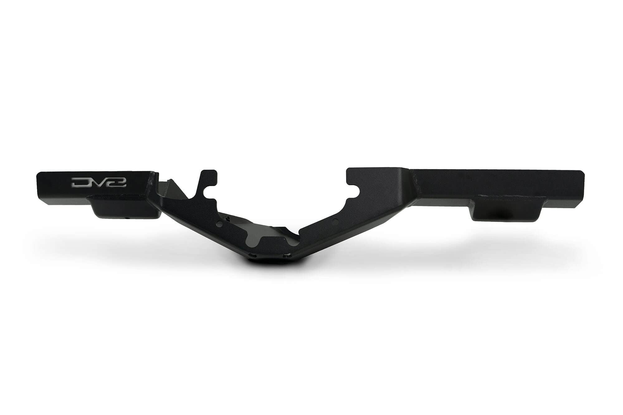 Rear Differential Skid Plate DV8 Offroad for 2021-2025 Ford Bronco | Paintable Aluminum Inserts | Quick & Easy Installation | Multiple Drain Holes | Bolt-on Installation | Black Finish