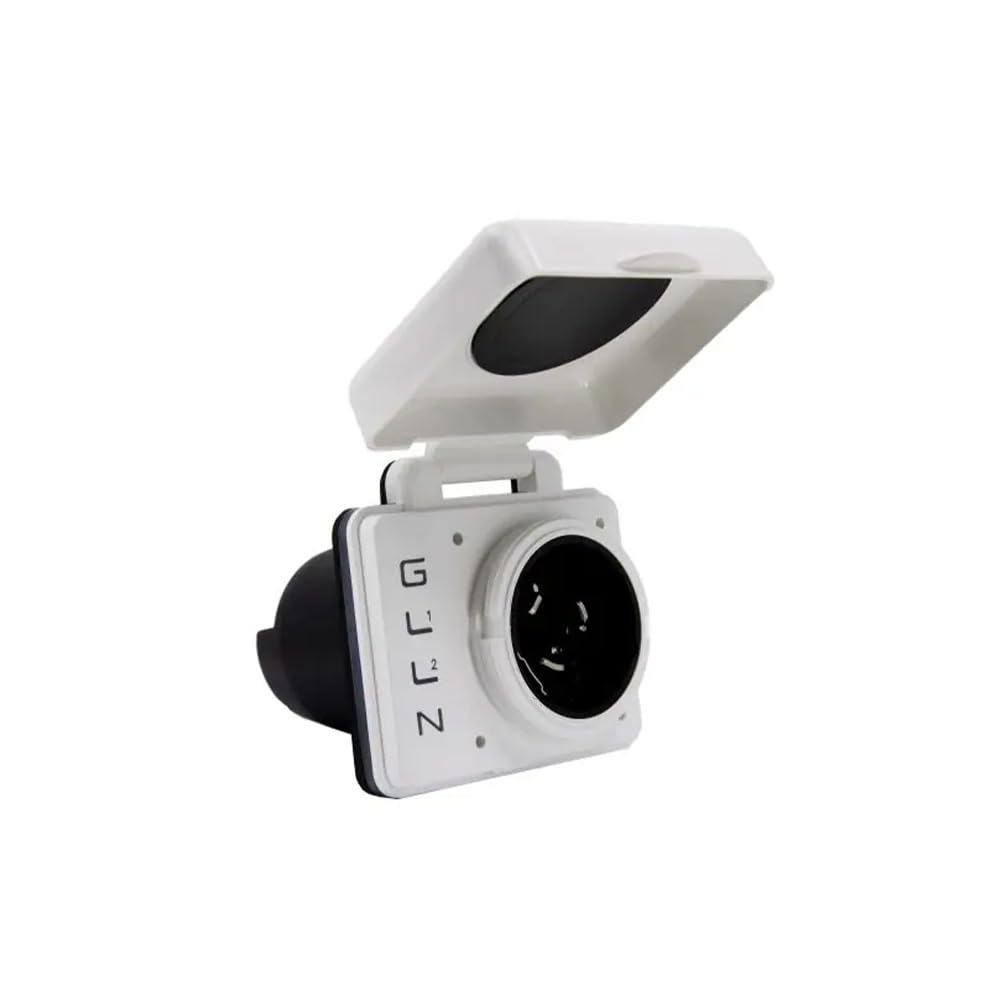 SafeView Smart RV Power Inlet – Power Watchdog SV50API-W, 50 amp, White