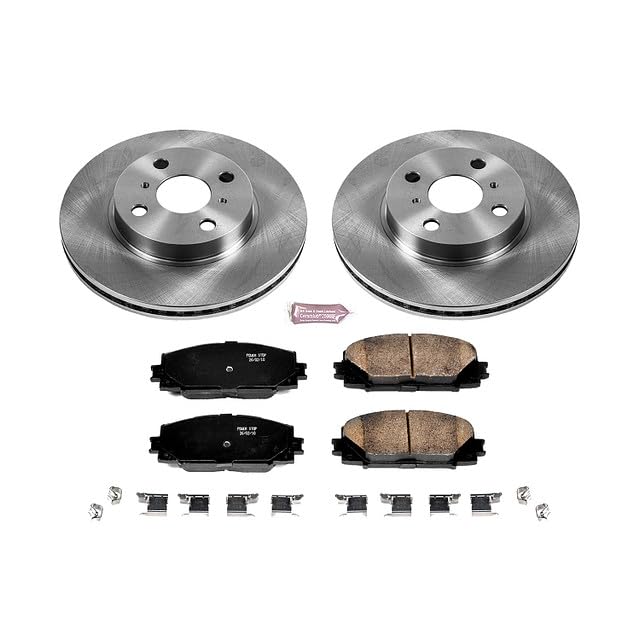 Power Stop Autospecialty KOE5863 Front Replacement Brake Kit-OE Brake Rotors & Ceramic Brake Pads