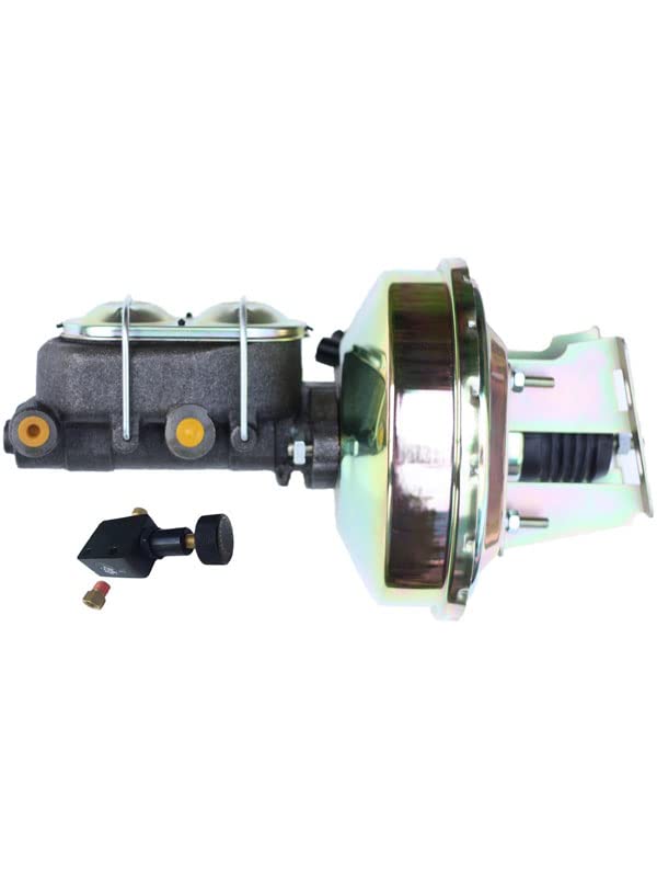 9 Inch Leed Brakess Power Booster, 1-1/8 Inch Bore Master Adjustable Valve Zinc