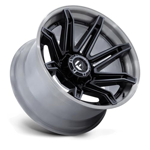 FUEL OFF-ROAD FC401 20X10 BRAWL 6X5.5 4.79-18mm GLOSS BLACK WITH BRUSHED GRAY TINT FACE & LIP - FC401BT20106818N