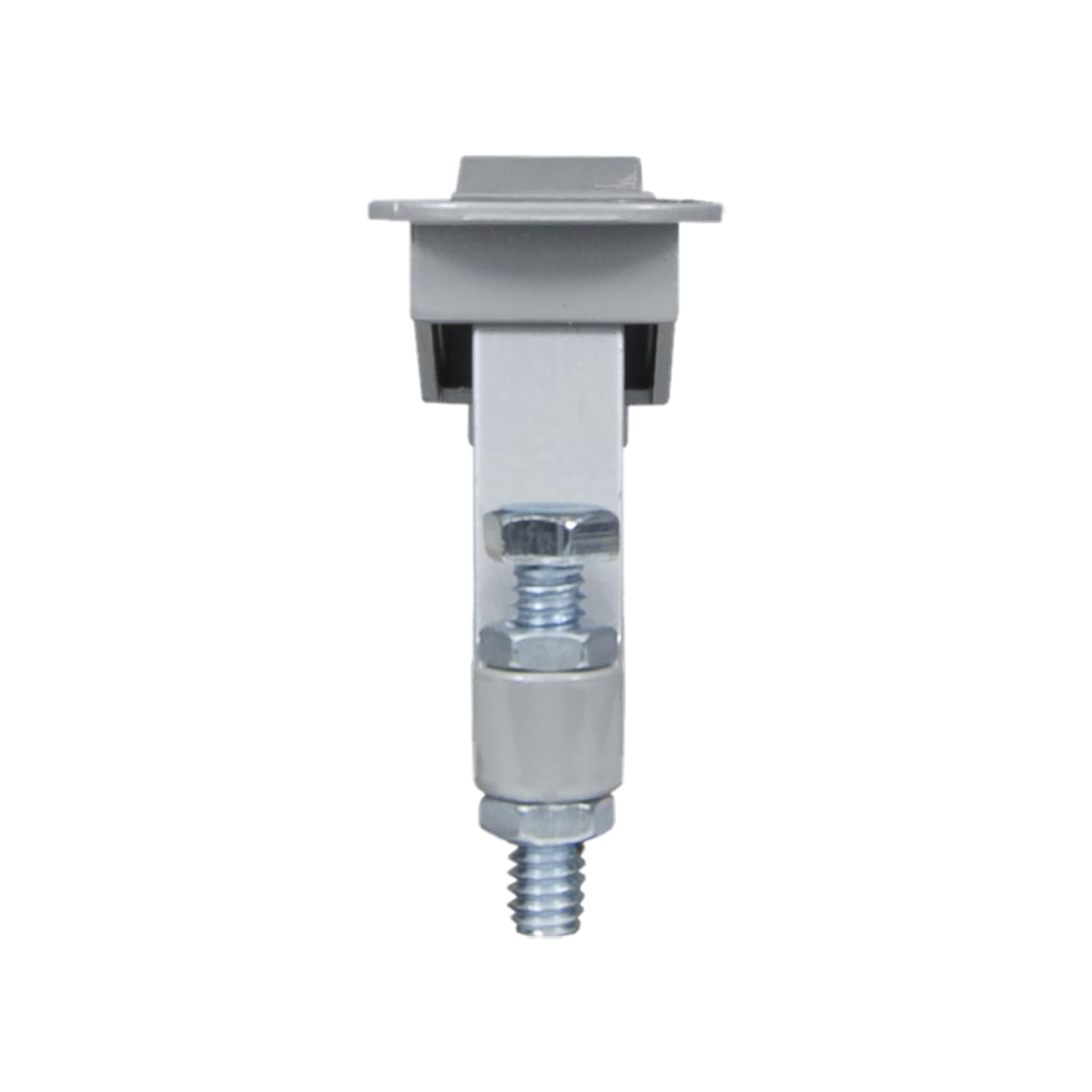 Creative Products Group Global Pivot Pro PL-LSL-10212-3000-1PK Interior Pivot Latch with Long Body and Short Arm - Silver