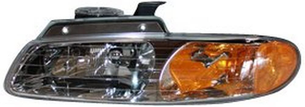 Left Headlight Assembly TYC Compatible with 1996-1999 Dodge Caravan/Grand Caravan