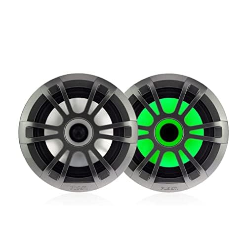 Fusion® EL Series Garmin Marine Speakers, 6.5" 80-Watt Sports Gray with RGB, A Brand