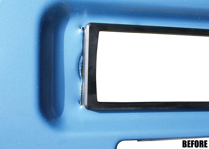 BRB6772 Brothers Trucks Billet Radio Bezel - Brushed Aluminum