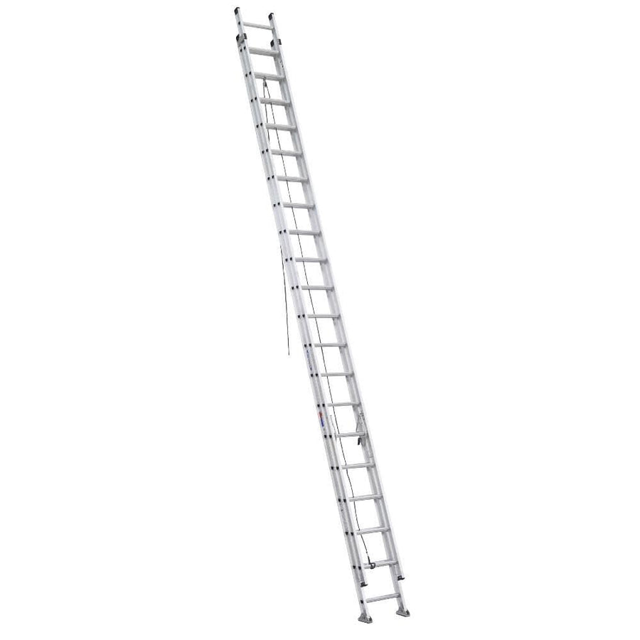 D1540-2 Werner 300-Pound Duty Rating Aluminum Flat D-Rung Extension Ladder, 40-Foot