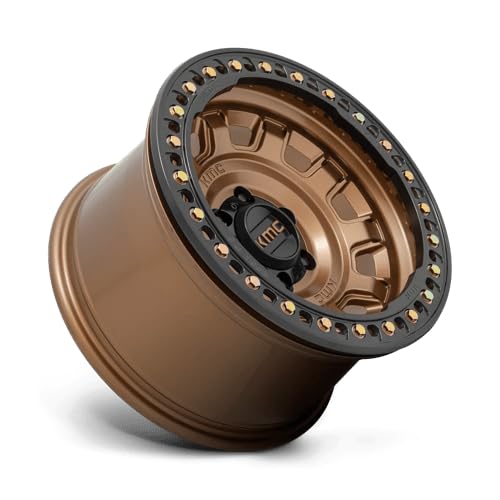 KMC Wheels 17X9 TANK BEADLOCK 6X5.54.41 -15mm MATTE BRONZE - KM23679060615N