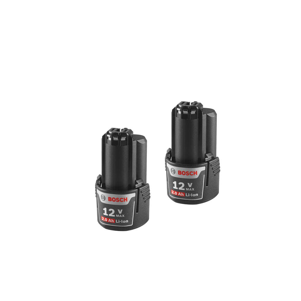 12V Max BOSCH BAT414-2PK Lithium Ion 2 Ah Battery 2-Pack