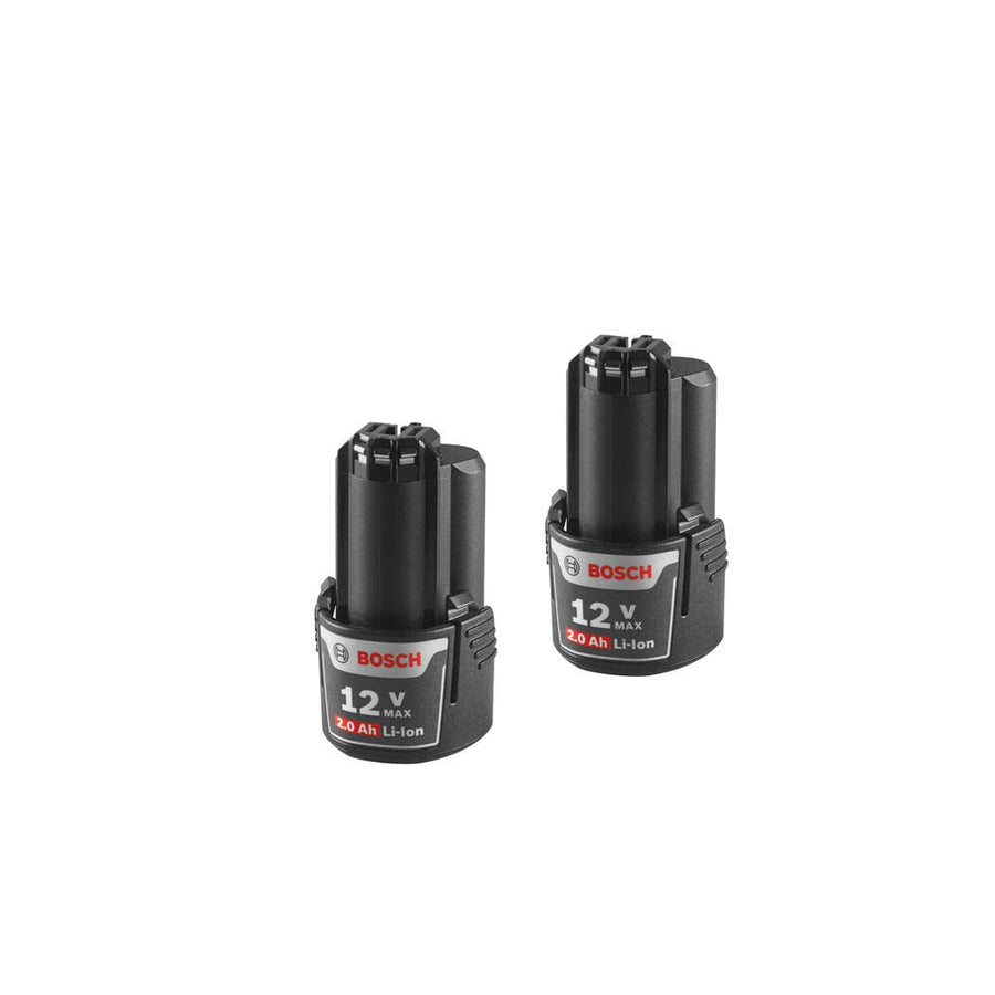 12V Max BOSCH BAT414-2PK Lithium Ion 2 Ah Battery 2-Pack