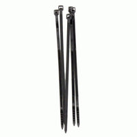 Black InstallBay Cable Ties 8In 40Lb - 24 Piece Retail Pack
