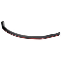 Glossy Black Spec-D Tuning Red Trim Front Bumper Lip Spoiler Kit 3PC Compatible with 2003-2005 Nissan Z33 350Z