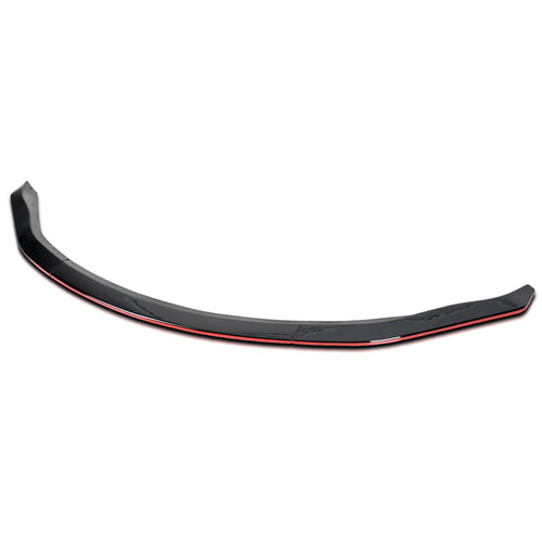 Glossy Black Spec-D Tuning Red Trim Front Bumper Lip Spoiler Kit 3PC Compatible with 2003-2005 Nissan Z33 350Z