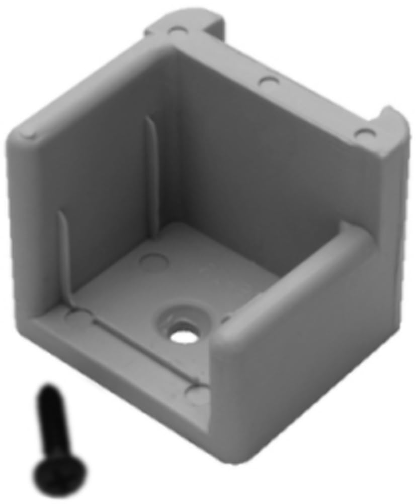 T-H Marine Pontoon Door Stop DS-1R-DP - Right Hinge,Gray