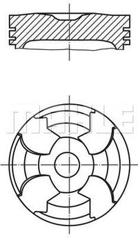 Engine MAHLE Piston 0023000