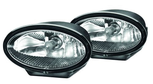 12V/55W Hella FF50 Series Clear Halogen Fog Lamp Kit, Multi