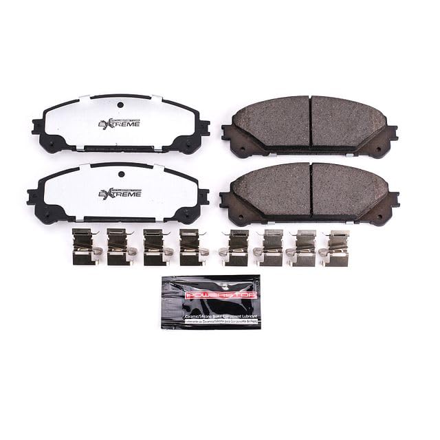 Z36-1324 Power Stop Z36 Truck & Tow Front Carbon-Fiber Ceramic Brake Pads For NX200t NX NX300 NX300h NX NX3 RX350 RX350L RX450h RX450hL Avalon Camry Highlander RAV4 Prime Sienna BZ4X [Model Specific]