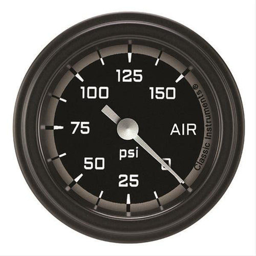AX118GBLF Classic Instruments Gray 2-1/8" Air Pressure Gauge AutoCross