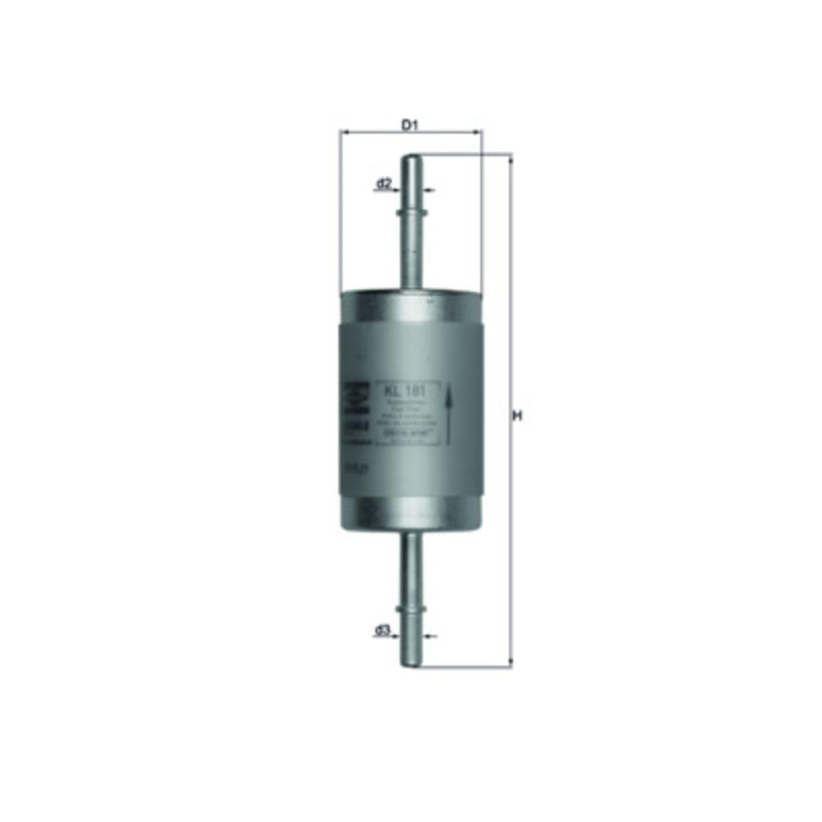 Fuel Filter MAHLE KL 181