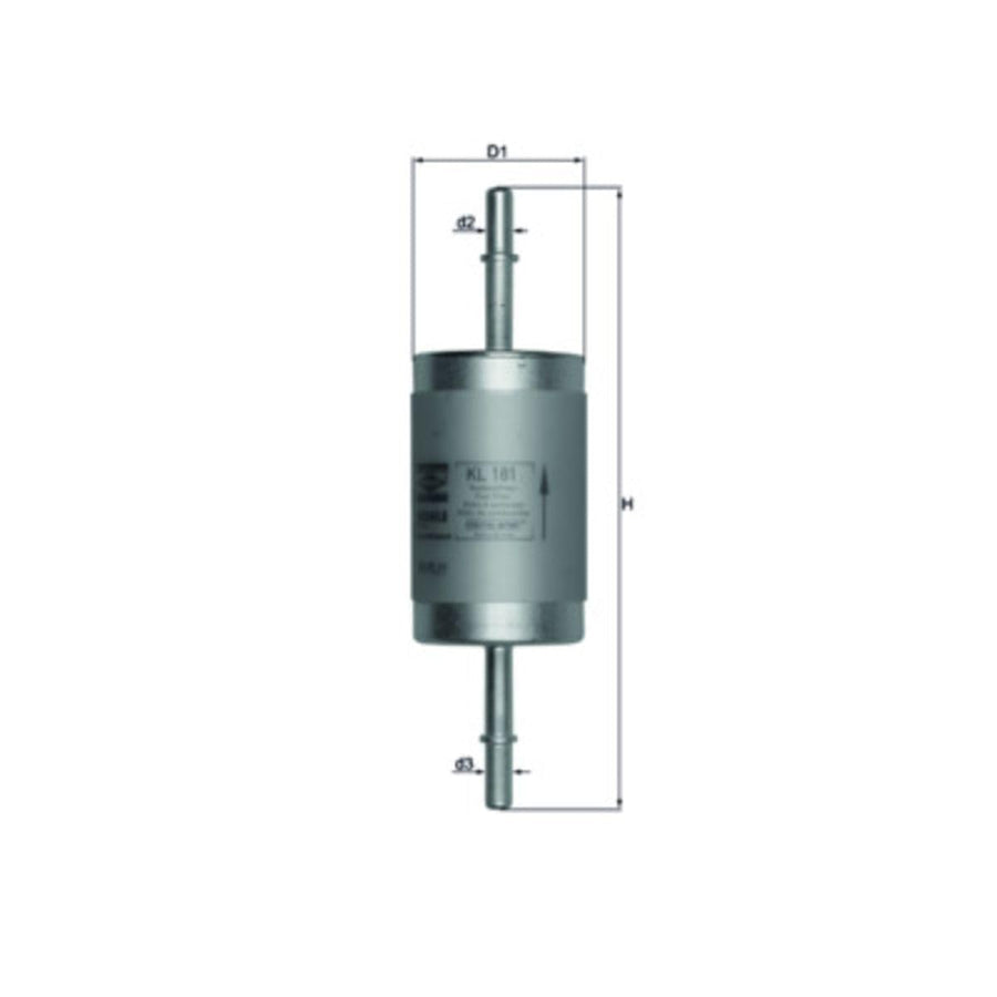 Fuel Filter MAHLE KL 181
