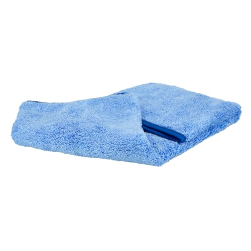 Blue MaxShine Premium All-Purpose Microfiber Cleaning Towel - 16"x16"/40x40cm